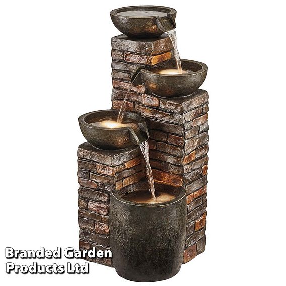 Serenity - Pouring Bowls Water Feature